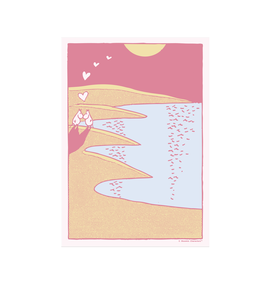 Moomin Love Sunset Fine Art Print - Framed/Unframed | Moomin Shop United States