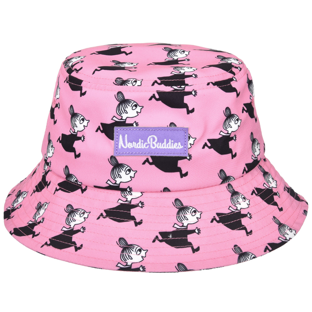Little My Running Kids Bucket Hat Pink - Nordicbuddies | Moomin Shop United States