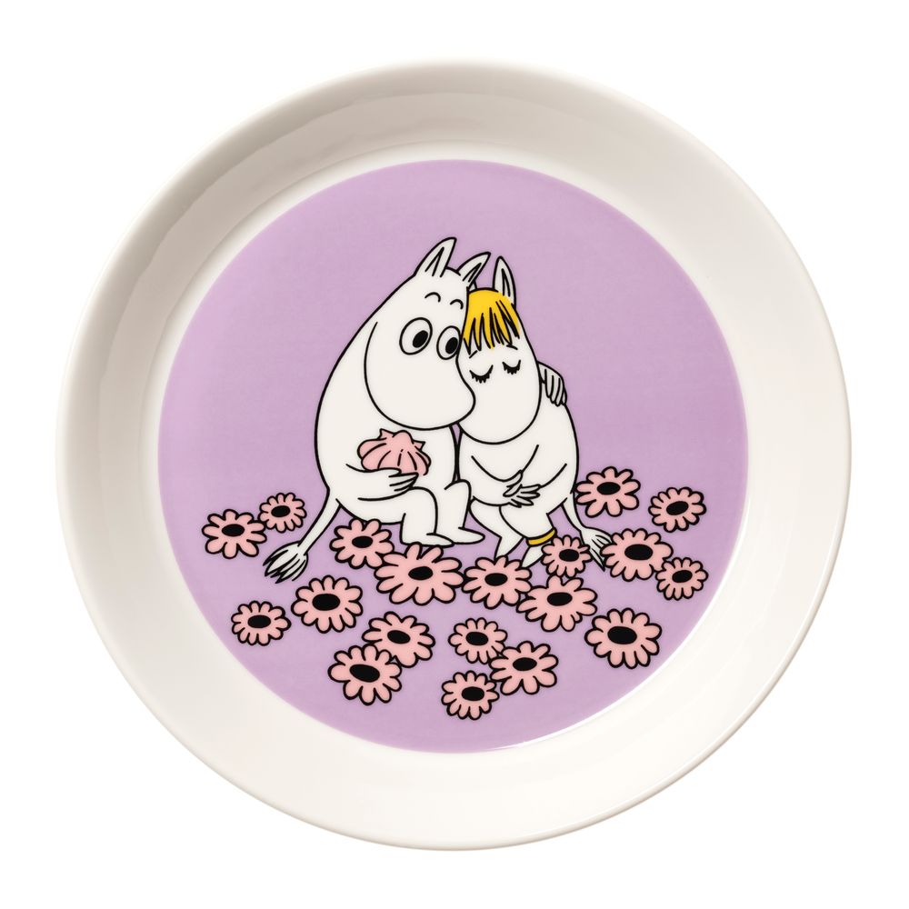 Moomin Sweethearts Plate 19cm - The Official Moomin Shop
