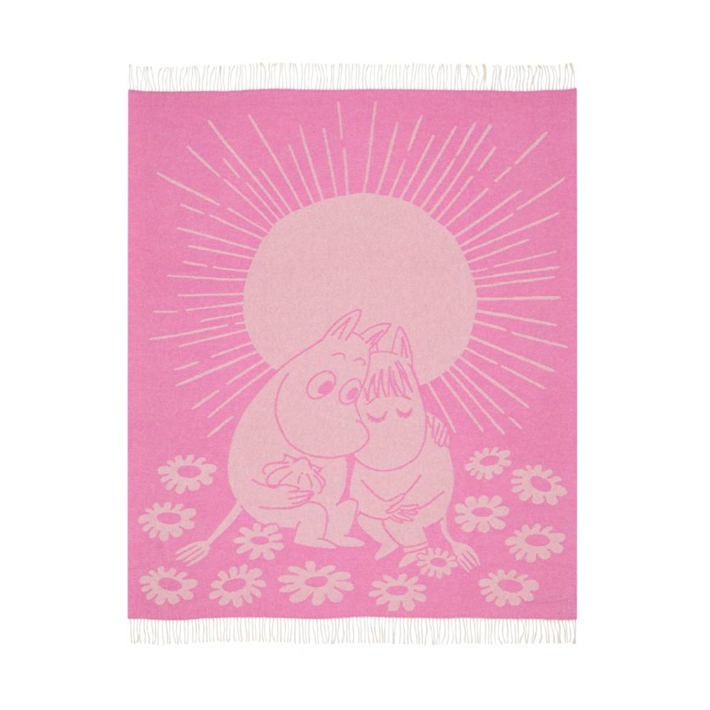 Moomin Sweethearts Throw 125x170 - The Official Moomin Shop