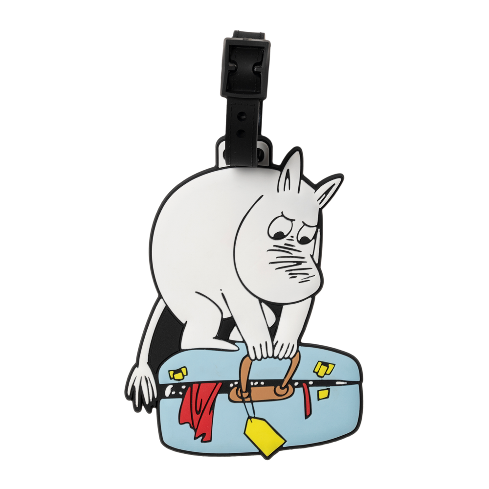 Moomin Holiday Rush Luggage Tag Moomintroll - The Official Moomin Shop
