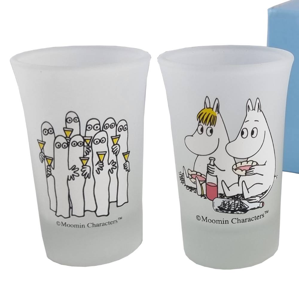 Moomins & Hattifatteners Mini Glass 2-Set