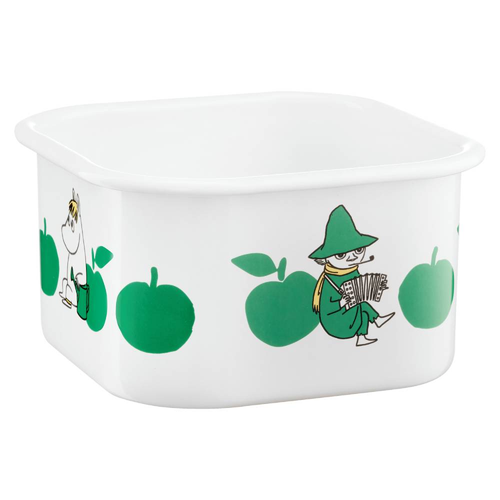 Moomin Joyfull Apples Jar 1,5L Green - The Official Moomin Shop