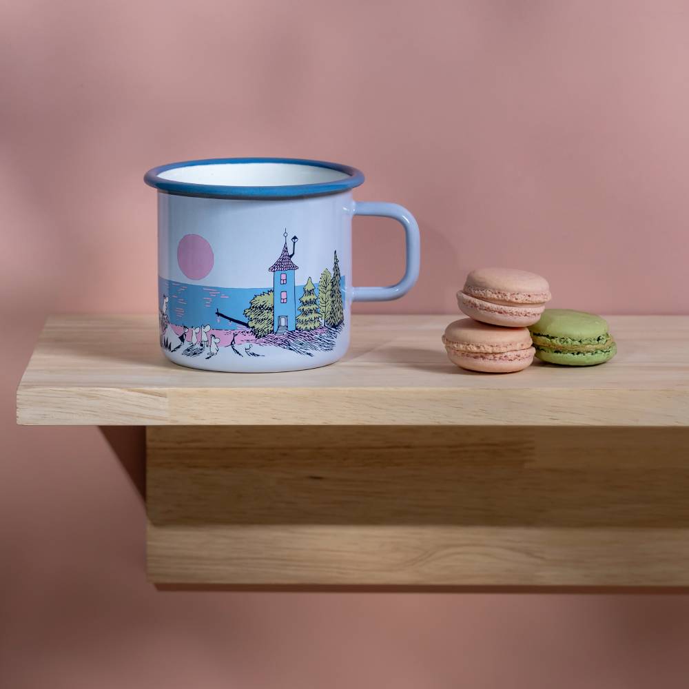 Moomin Sunset Mug 5,5dl Blue - The Official Moomin Shop