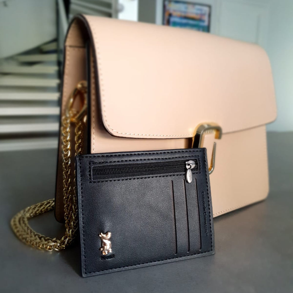 Moomintroll Pocket Wallet Black