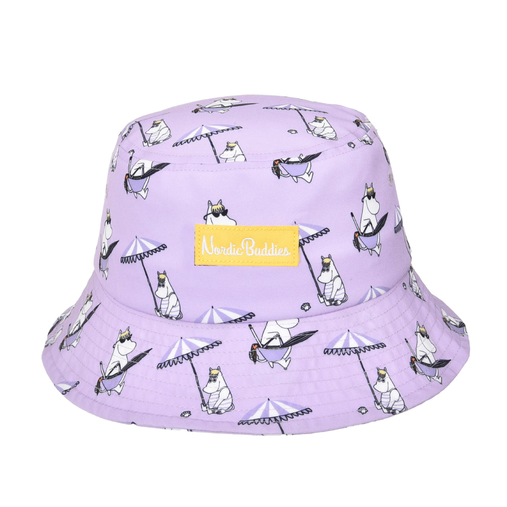 Snorkmaiden Beach Kids Bucket Hat Lilac - Nordicbuddies | Moomin Shop United States