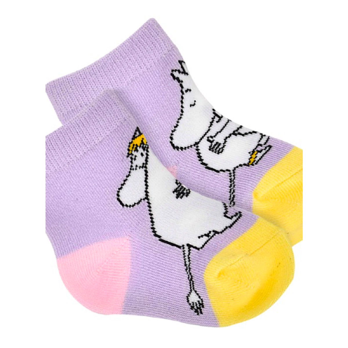 Moomin Love Baby Socks Lilac