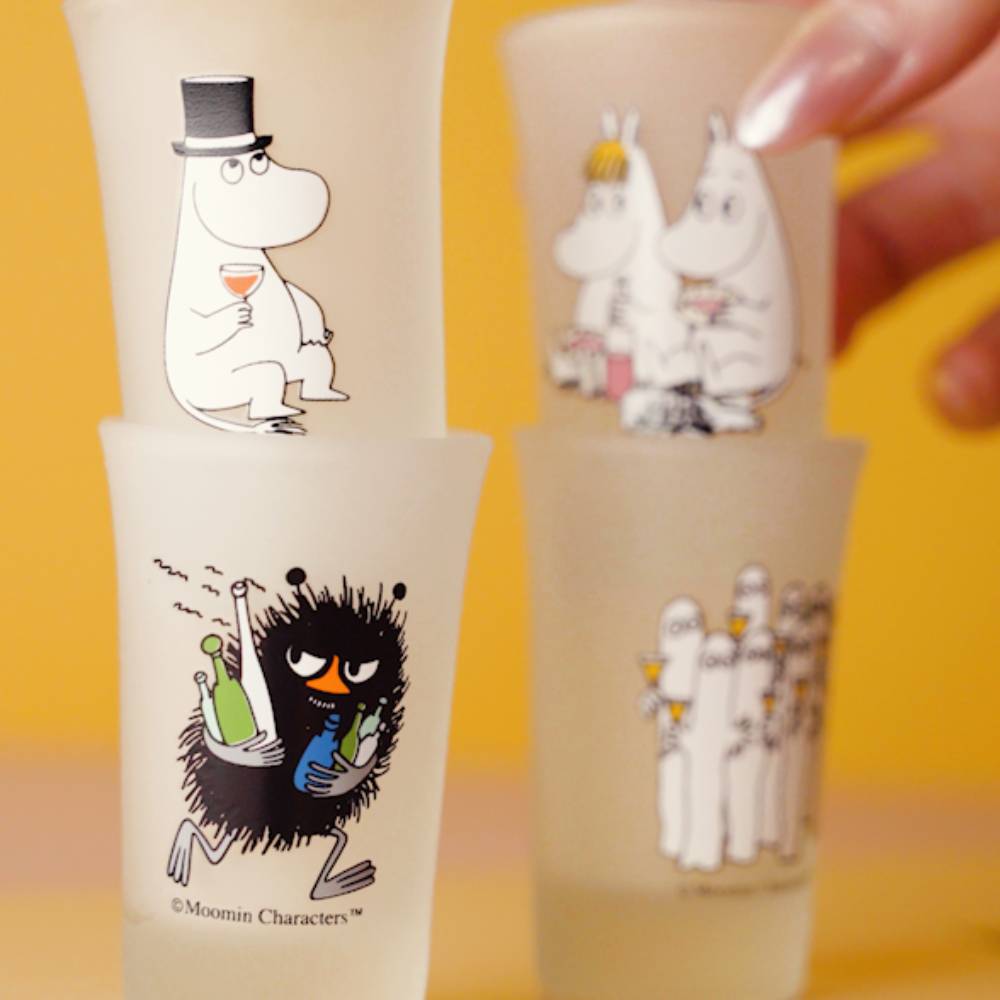 Moomins & Hattifatteners Mini Glass 2-Set