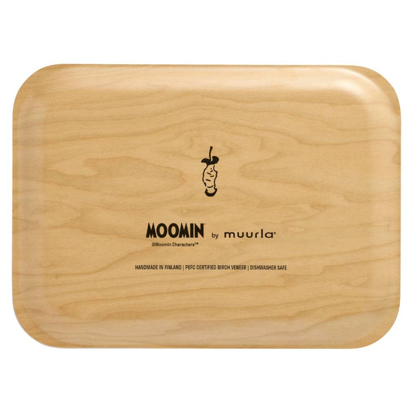 Moomin Joyfull Apples Tray 27x20cm Green - The Official Moomin