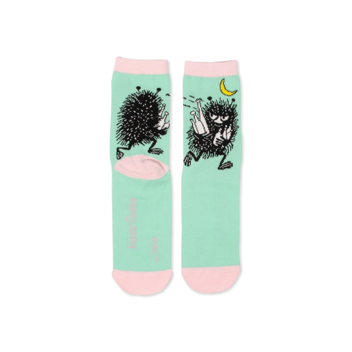 Stinky Butt Socks Mint Green 6-11.5