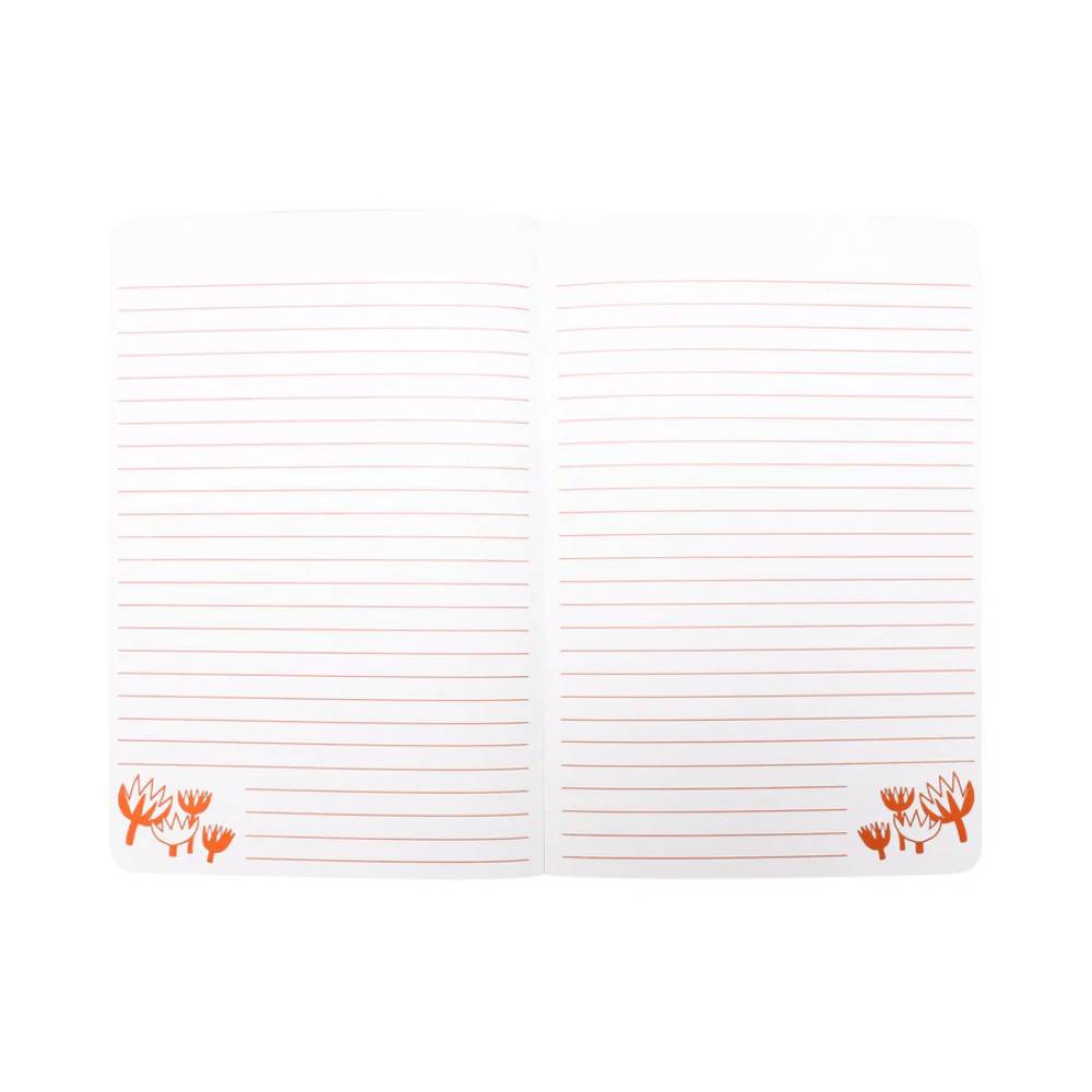Moomin Flowers Soft Cover Notebook A5