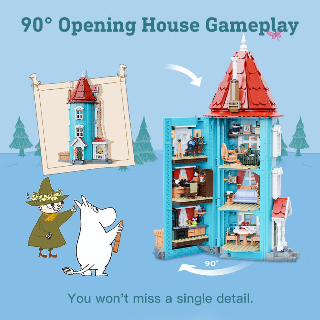 Moomin House Building Block Model