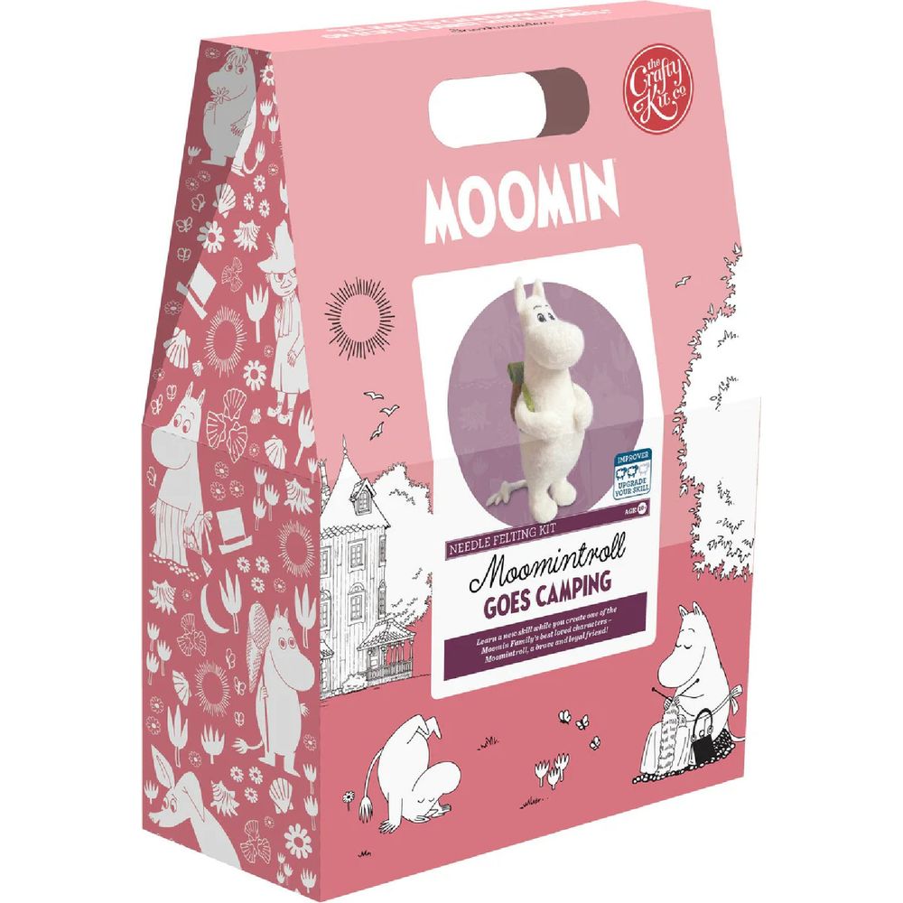 3D Needle Felting Kit Moomintroll Goes Camping