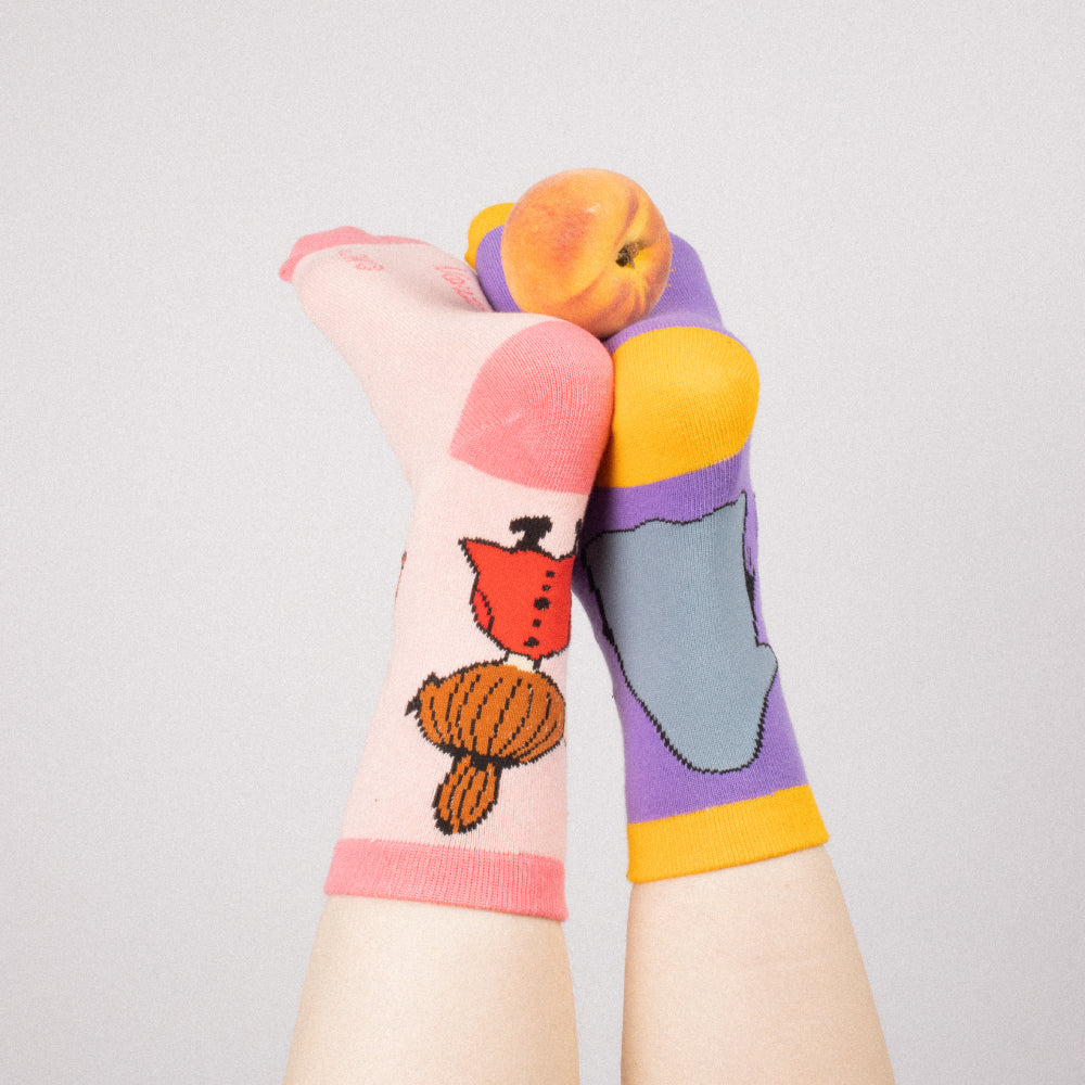 Little My Butt Socks Pink 6-11.5
