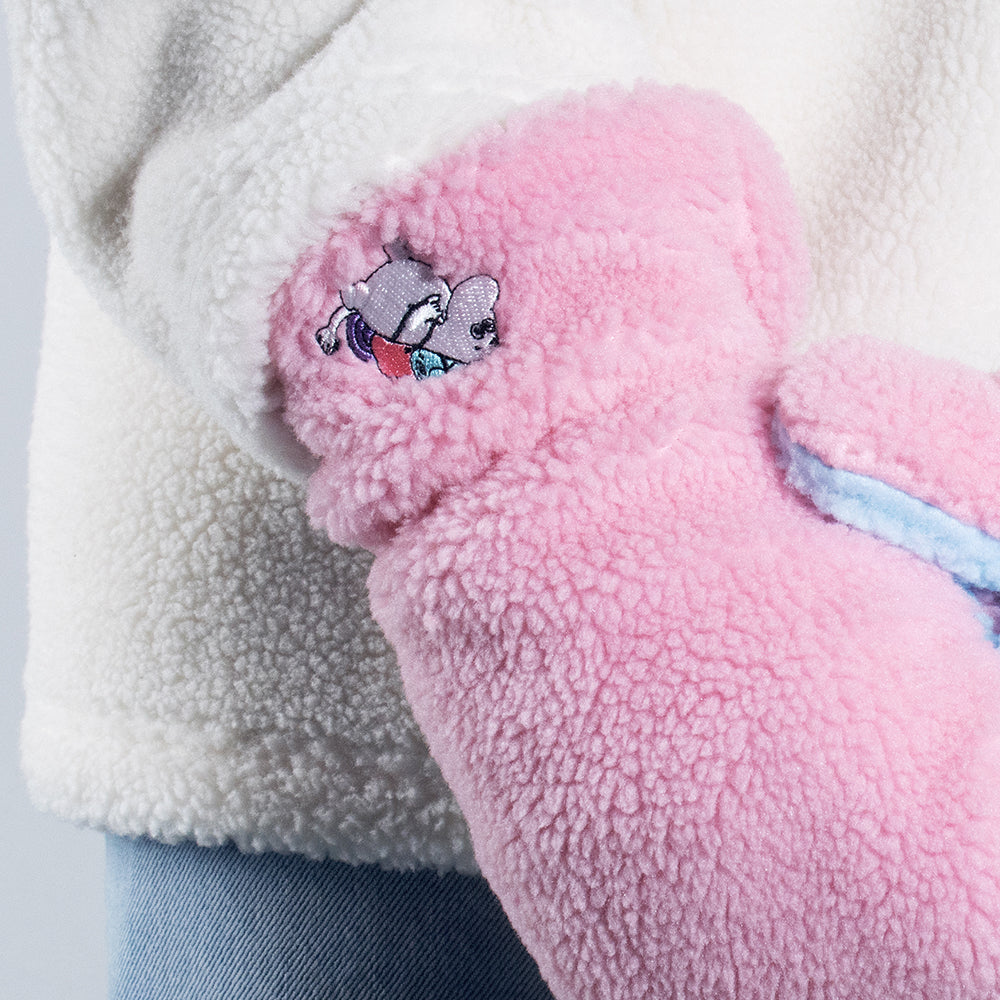 Moomintroll Fleece Mittens Pink