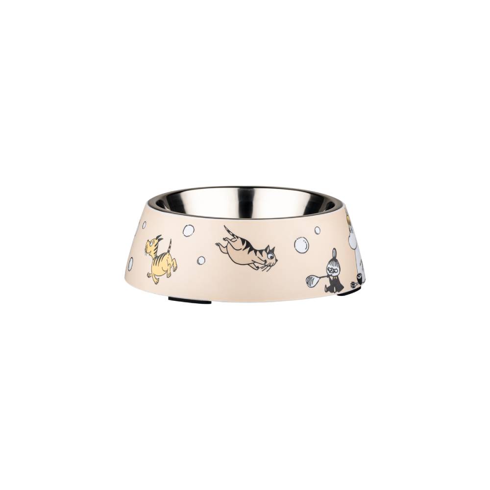 Moomin For Pets Food Bowl Beige M