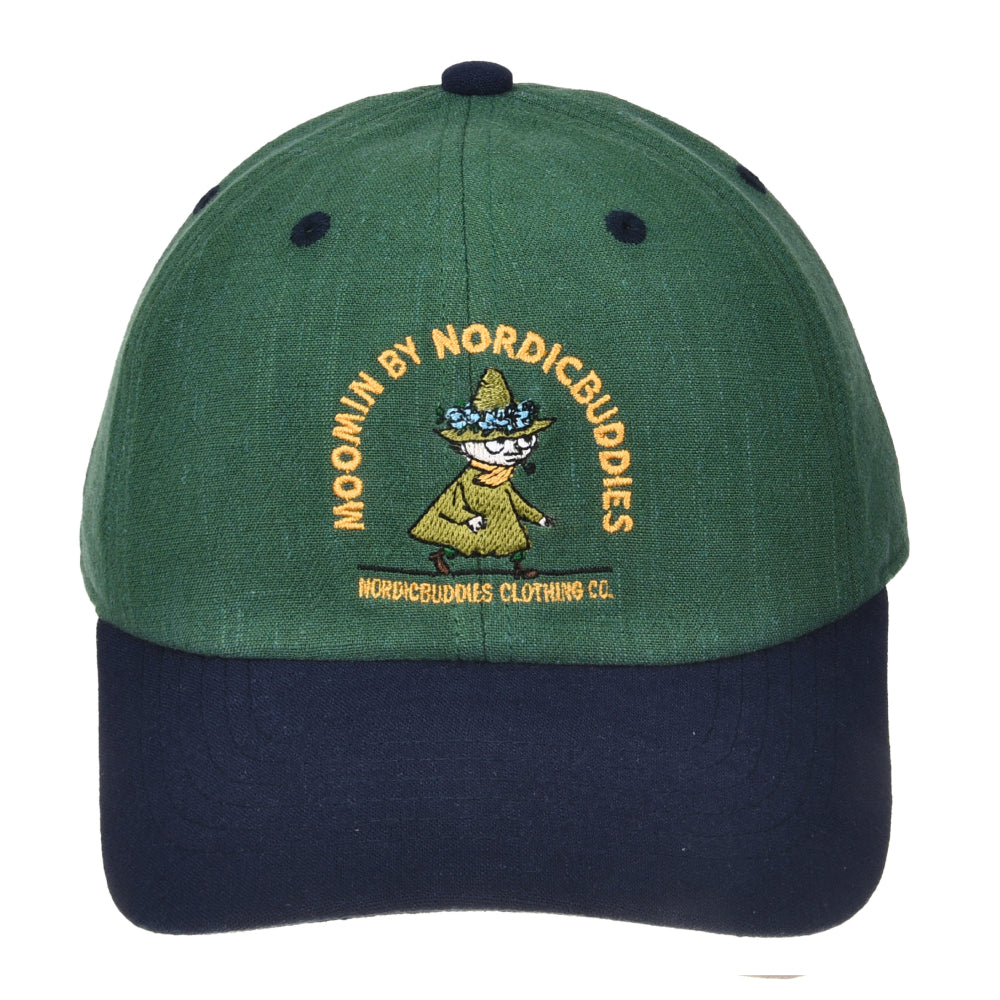 Snufkin Dad Cap Dark Green/Blue - Nordicbuddies | Moomin Shop United States