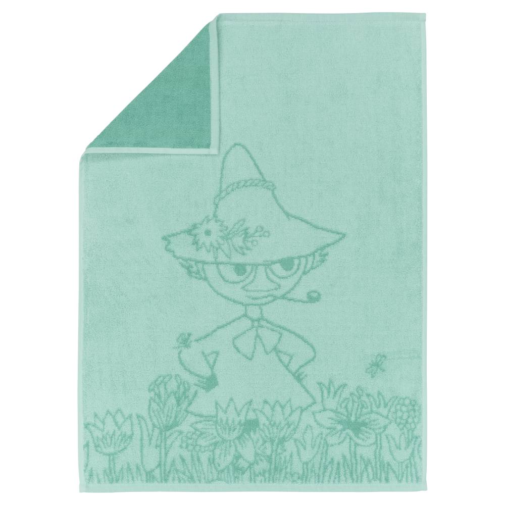 Snufkin GOTS Hand Towel Mint 12x20 in