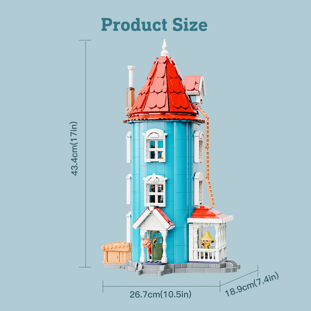 Moomin House Building Block Model
