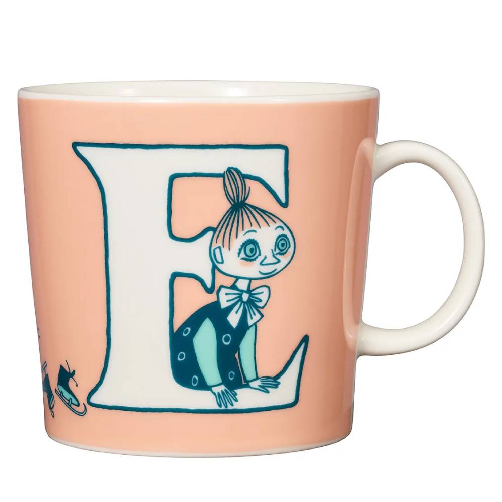 Moomin ABC Mug E 13 oz | Moomin Shop US