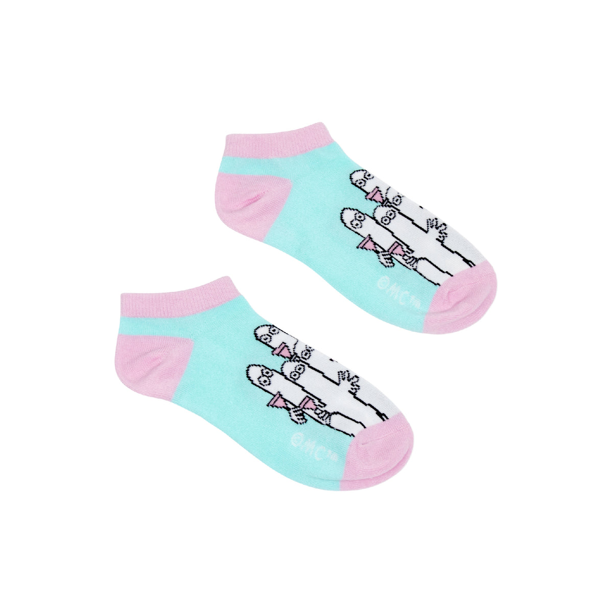 Hattifatteners Ankle Socks Turquoise 6-11.5