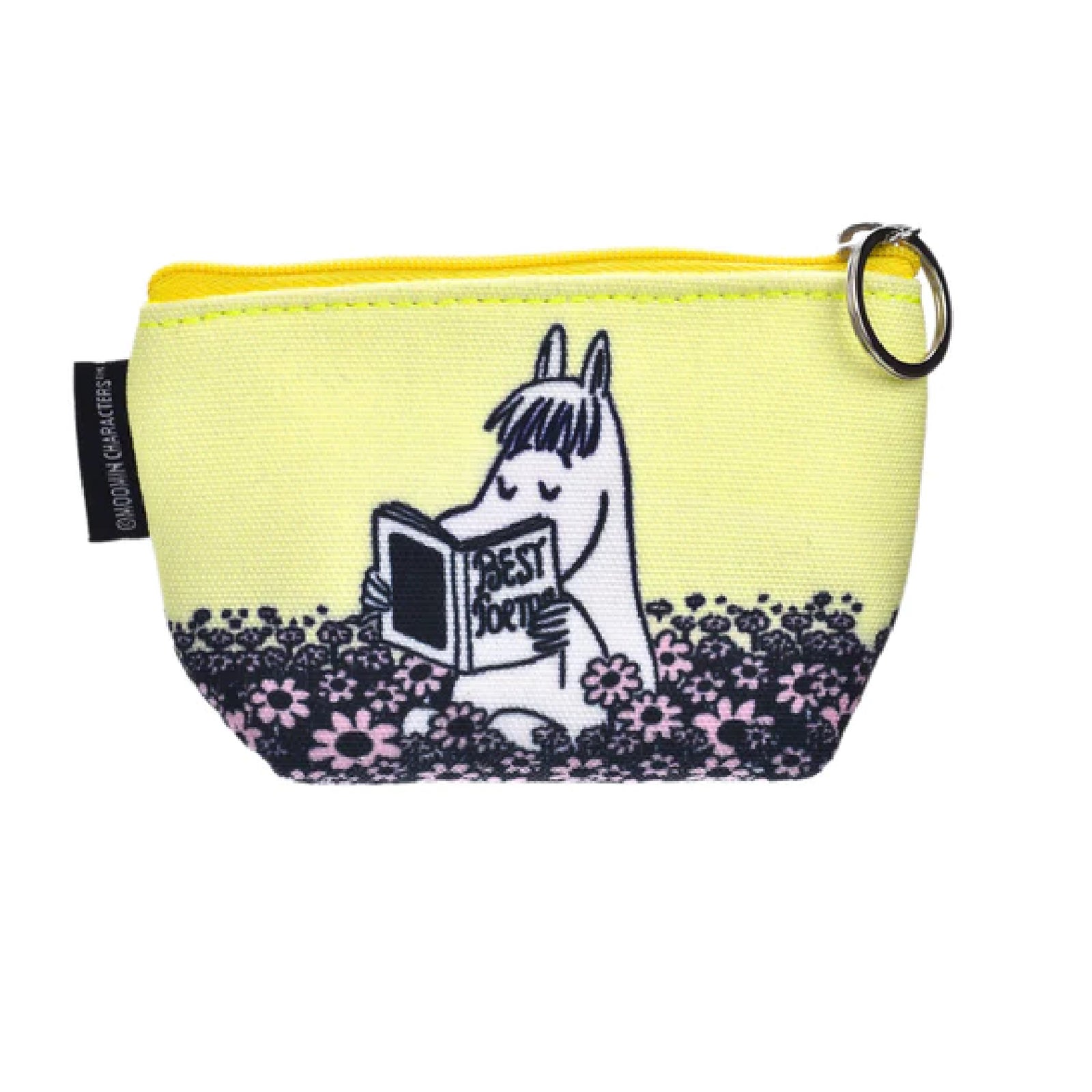 Snorkmaiden Reading Coin Purse Yellow - Nordicbuddies | Moomin Shop United States