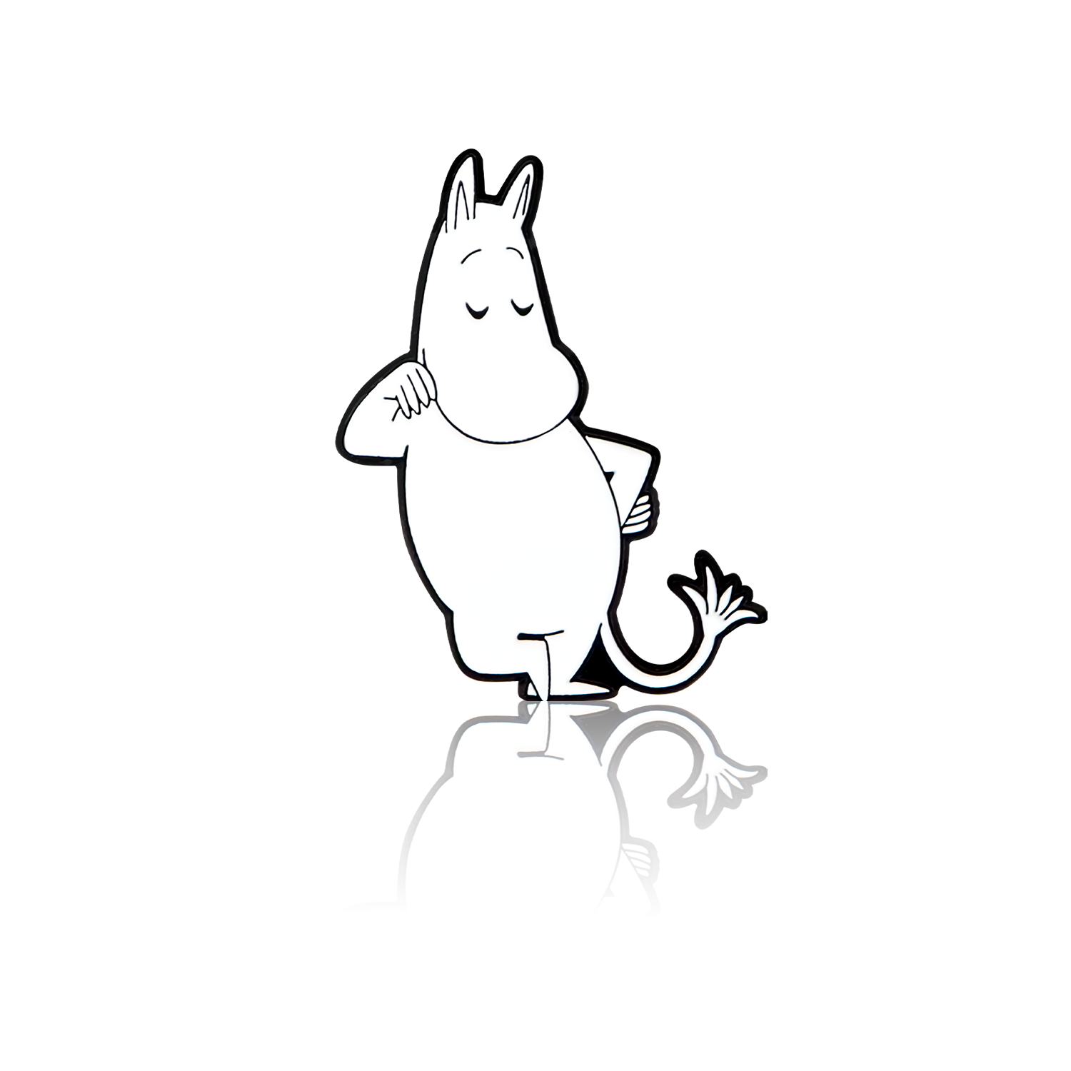 Moomintroll Posing Pin - Pinbox | Moomin Shop United States
