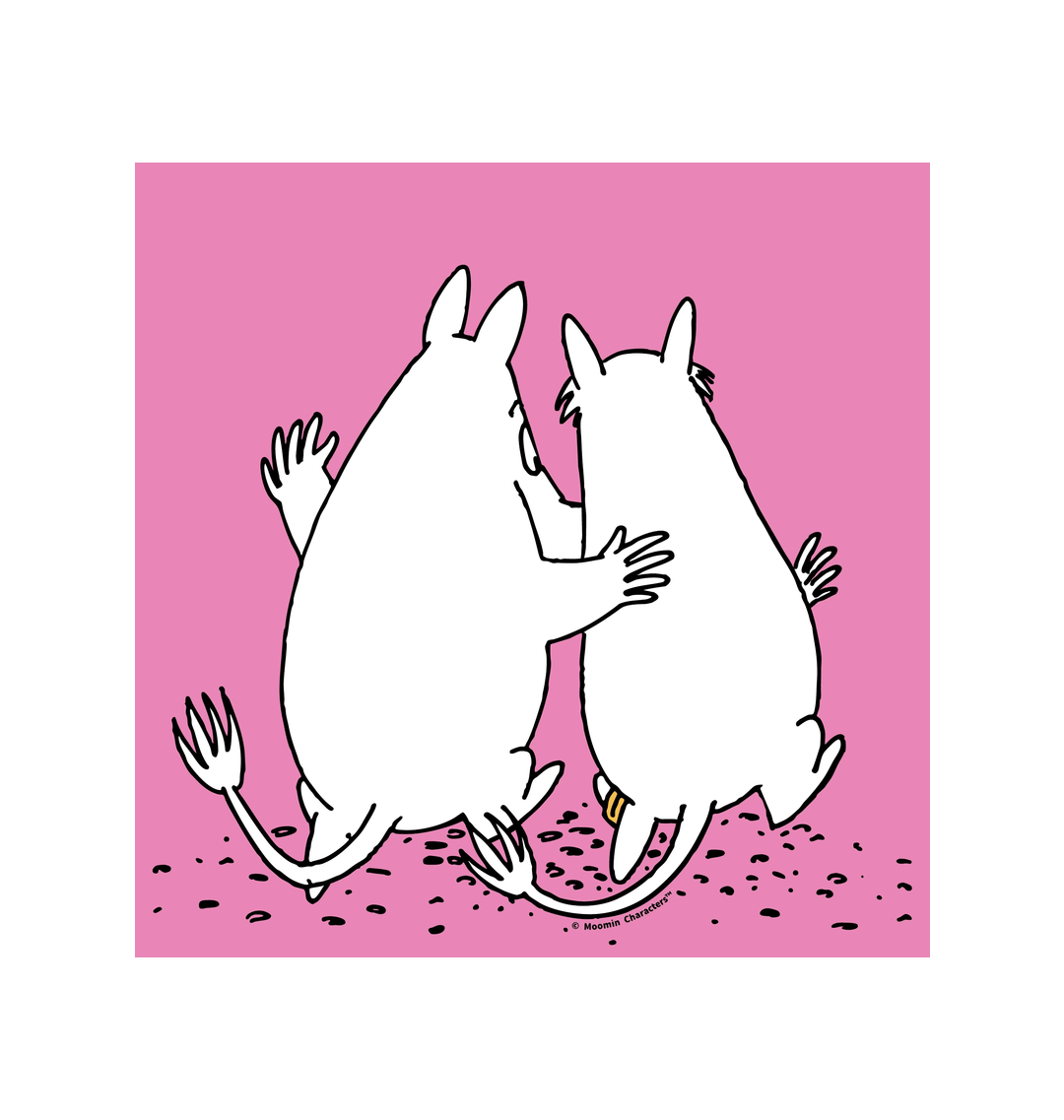 Moomintroll & Snorkmaiden Best Friends Poster Print | Moomin Shop United States