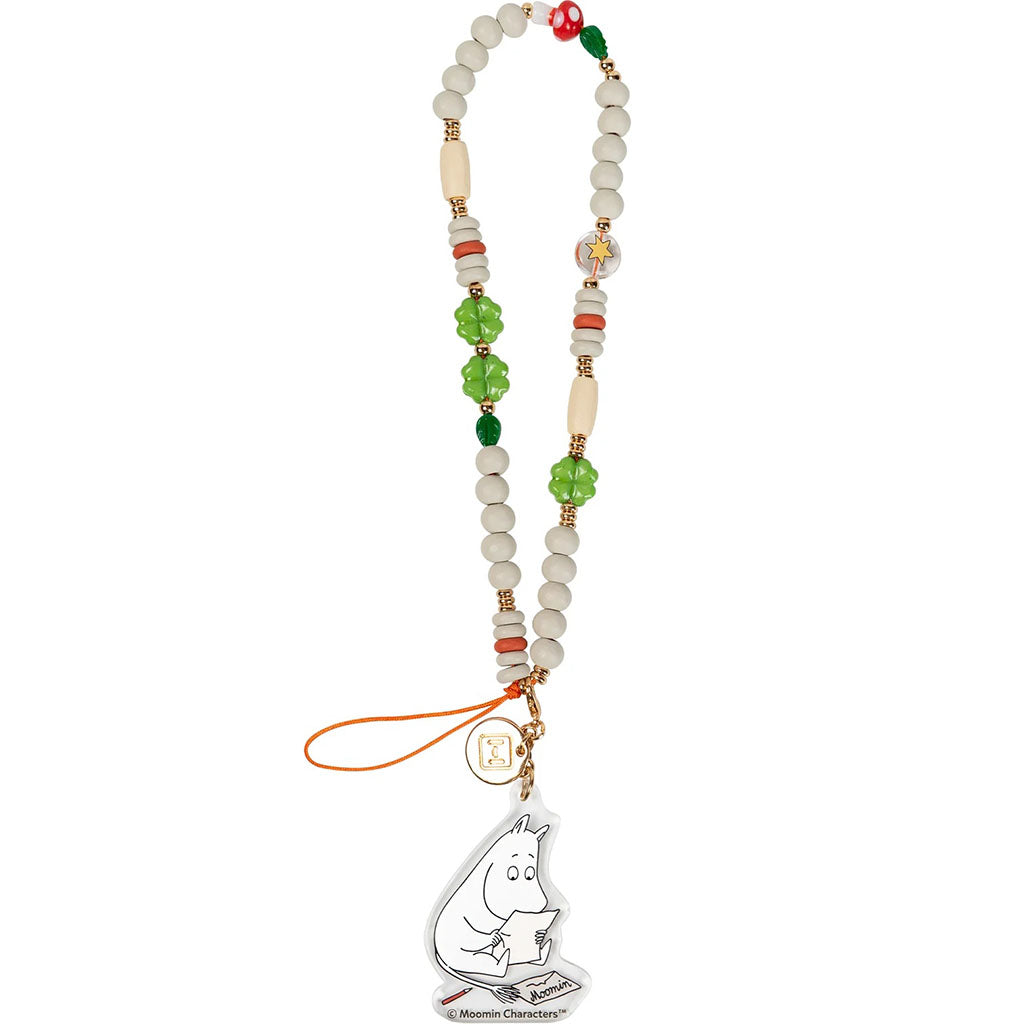 Moomin Beaded Charm Mobile Phone Wrist Strap - Hamee | Moomin Shop United States