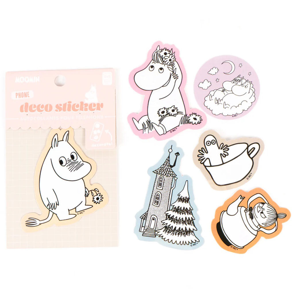 Moomin Deco Stickers Set 1 - Hamee | Moomin Shop United States