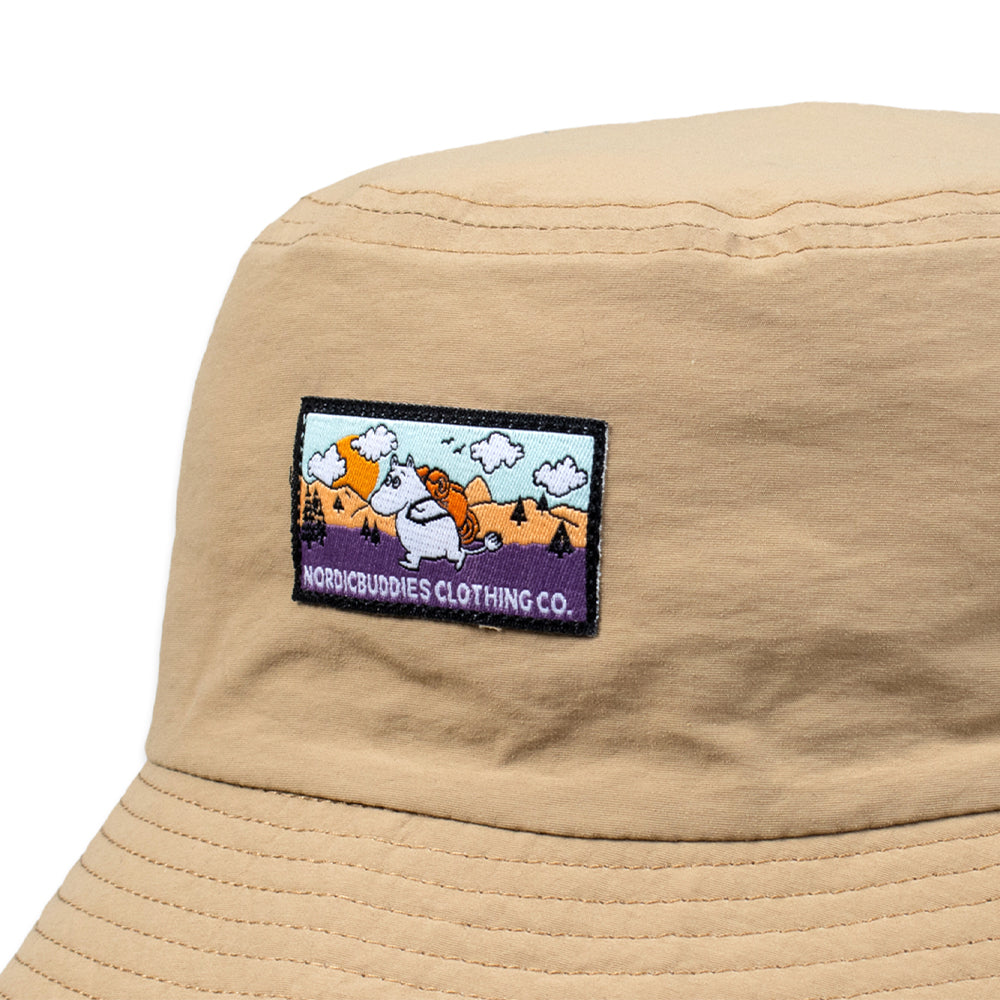 Moomintroll Adventuring Bucket Hat Beige
