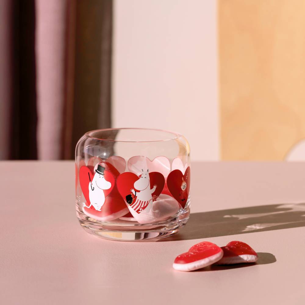 Moomin Heart Candle Holder 8cm - The Official Moomin Shop