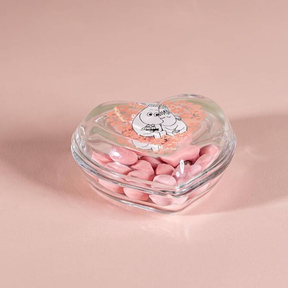 Moomin Together Glass Jar 11,5cm - The Official Moomin Shop