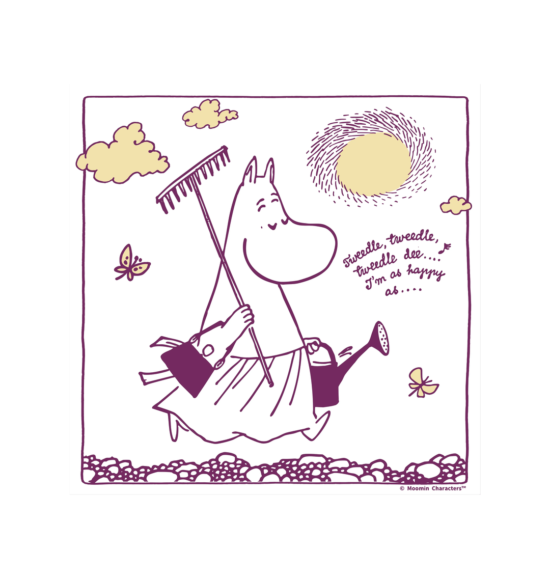 Moominmamma Tweedle Dee Gardening Poster Print | Moomin Shop United States
