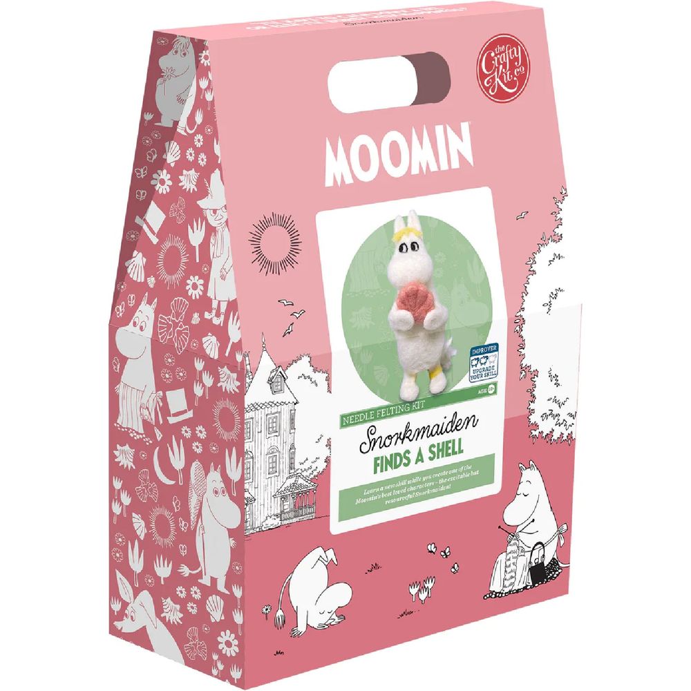 3D Needle Felting Kit Snorkmaiden Finds A Shell