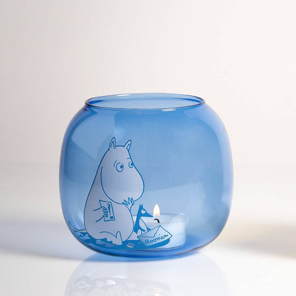 Moomintroll Candle Holder Blue | Moomin Shop United States - The