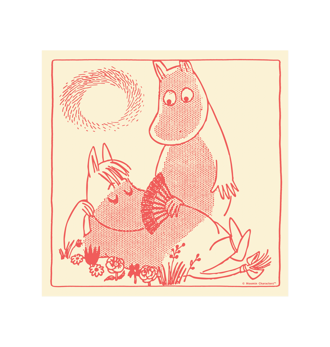 Moomintroll & Snorkmaiden Romance Fine Art Print - Framed/Unframed | Moomin Shop United States