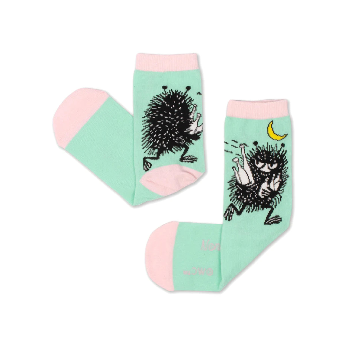 Stinky Butt Socks Mint Green 6-11.5