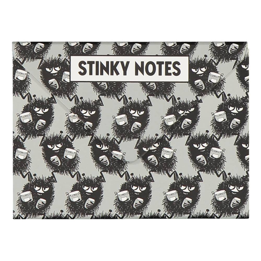 Moomin Pop Art Stinky Notes Grey - Anglo-Nordic | Moomin Shop US