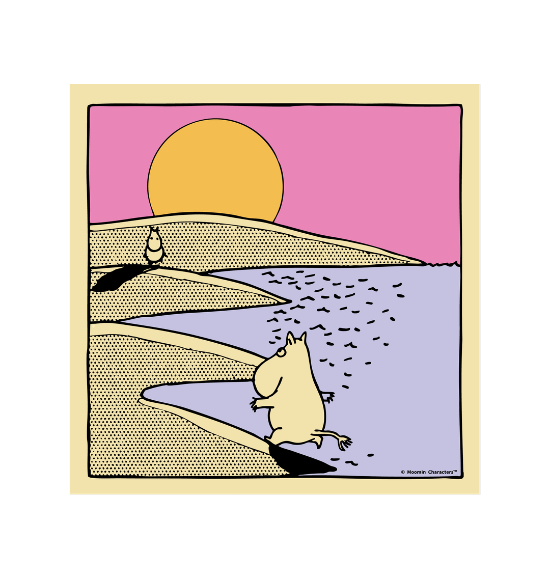 Moomin Beach Sunset Fine Art Print - Framed/Unframed | Moomin Shop United States