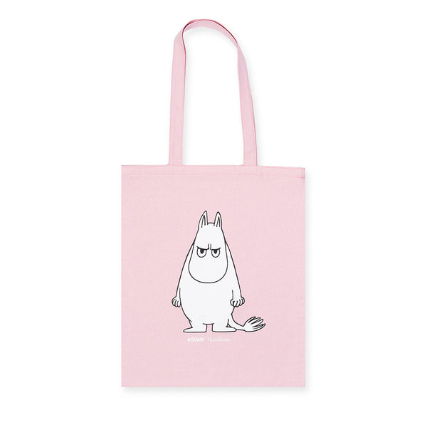 Moomintroll Angry Tote Bag Lightpink - The Official Moomin Shop