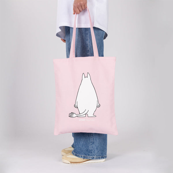 Moomintroll Angry Tote Bag Lightpink - The Official Moomin Shop