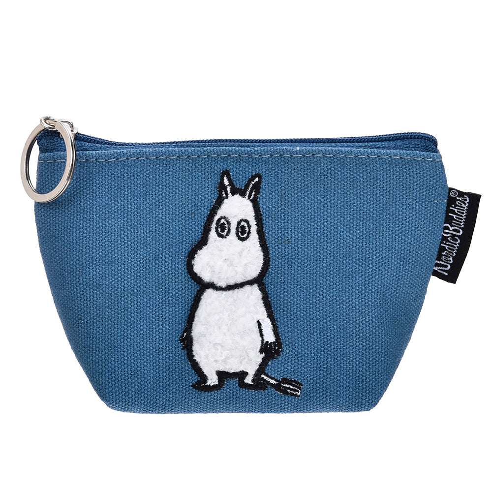 Moomintroll Standing Coin Purse Blue - The Official Moomin Shop