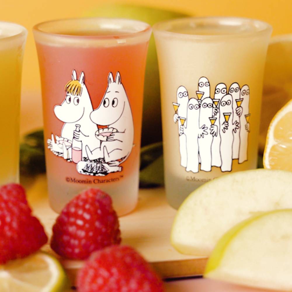 Moomins & Hattifatteners Mini Glass 2-Set