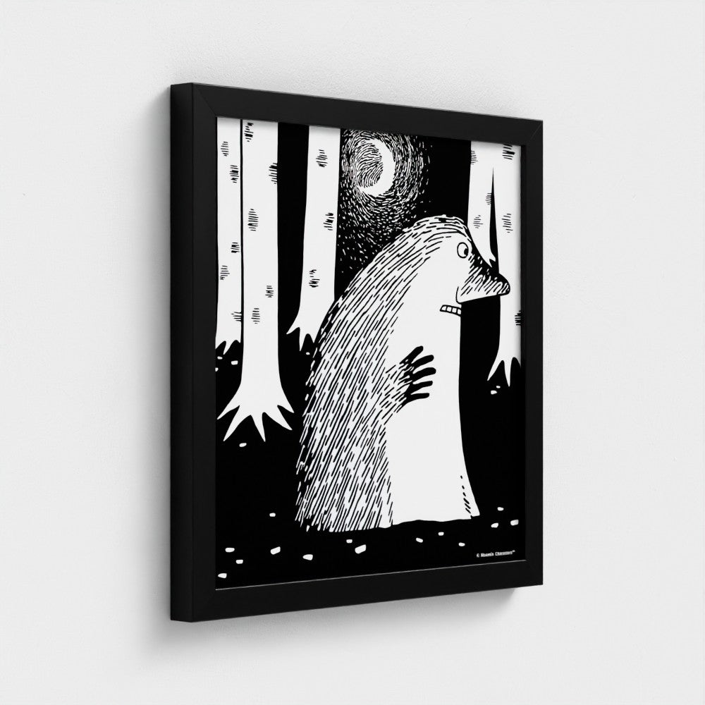 The Groke By Moonlight Fine Art Framed Print