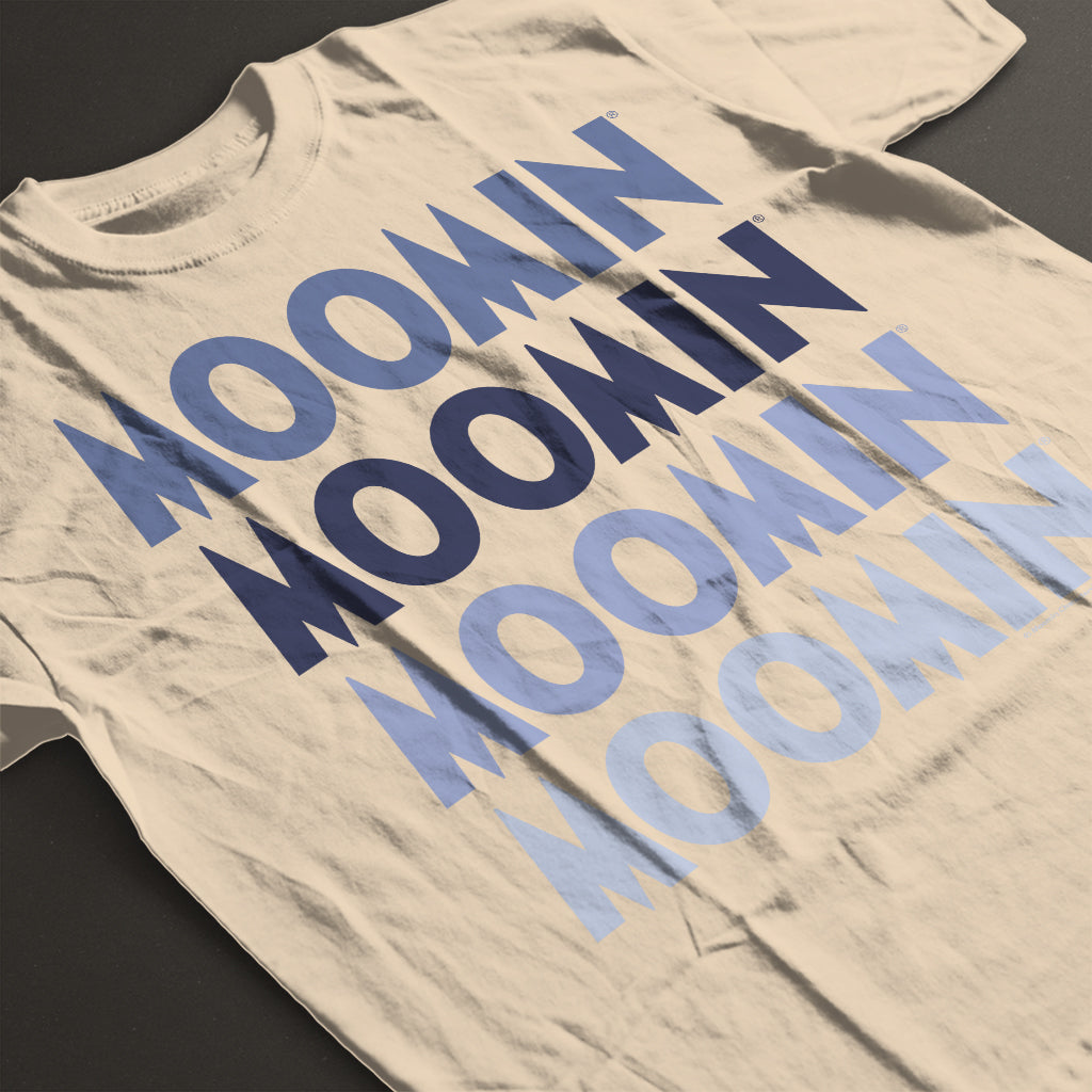 Moomin Text Fade Adult T-Shirt
