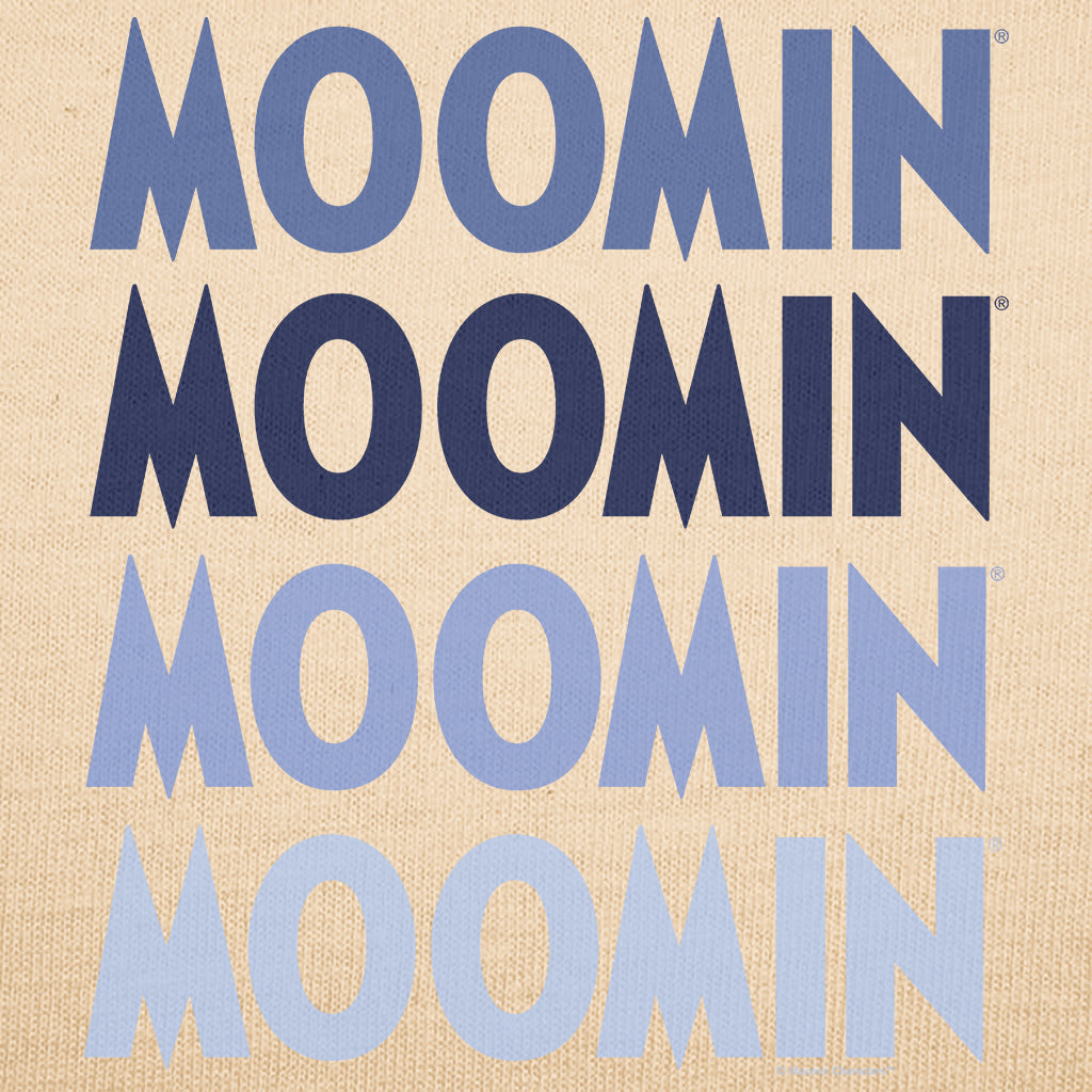 Moomin Text Fade Adult T-Shirt