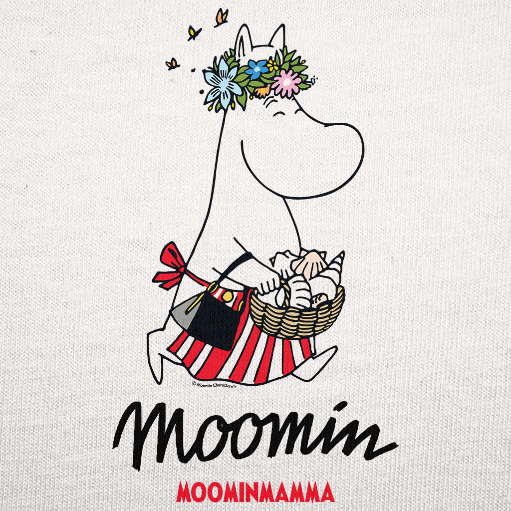 Moomin Moominmamma Carrying A Basket Of Shells Adult Sweatshirt