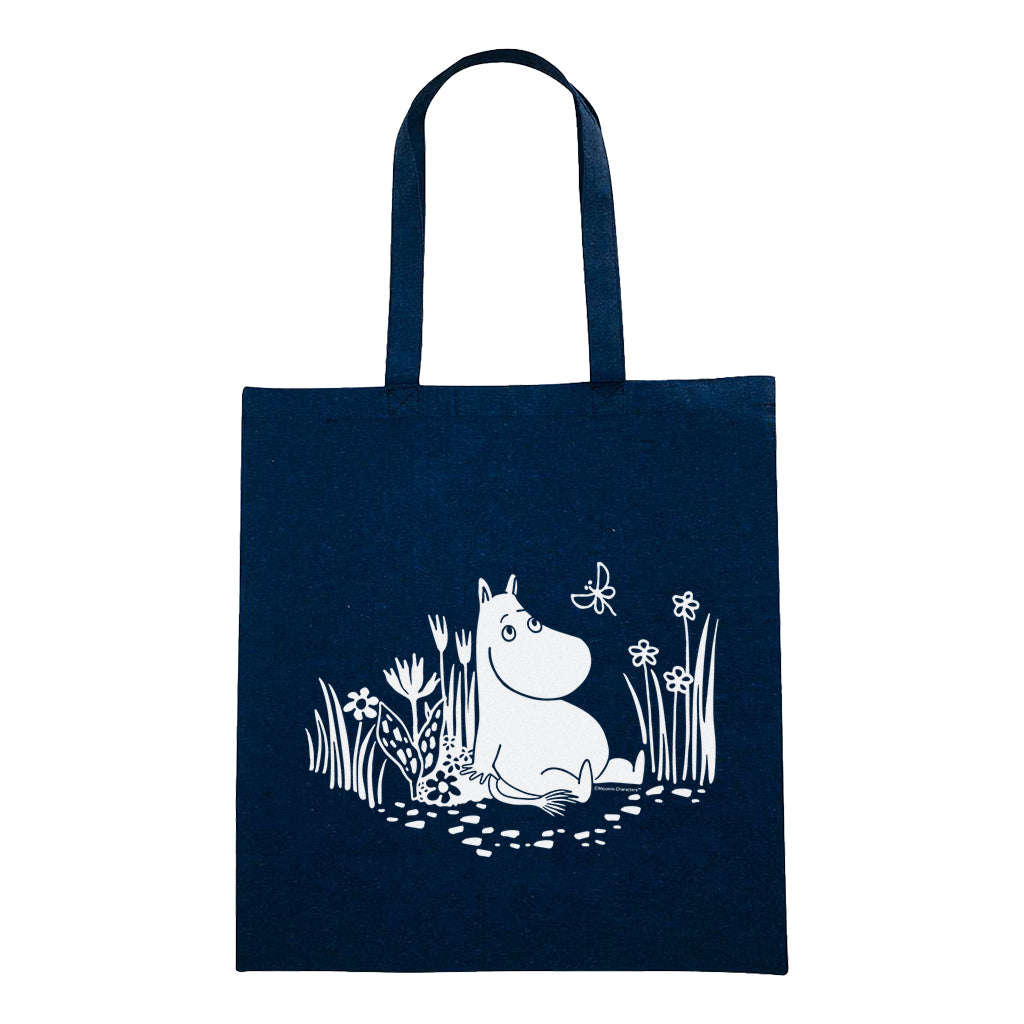 Moomintroll Relaxing In The Garden Tote Bag | Moomin Shop US
