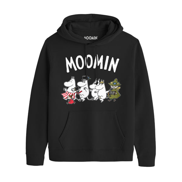 Moomin Family Walking Adult Hoodie | Moomin Shop US - The Official
